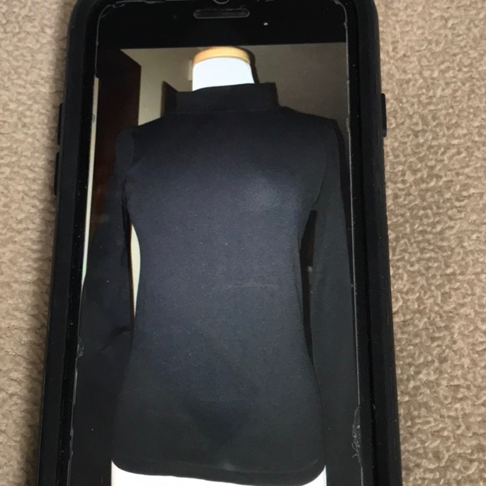 Black Mock Turtleneck